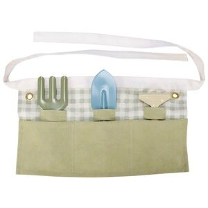 Kids Gardening Tool Belt Set - Green and Blue